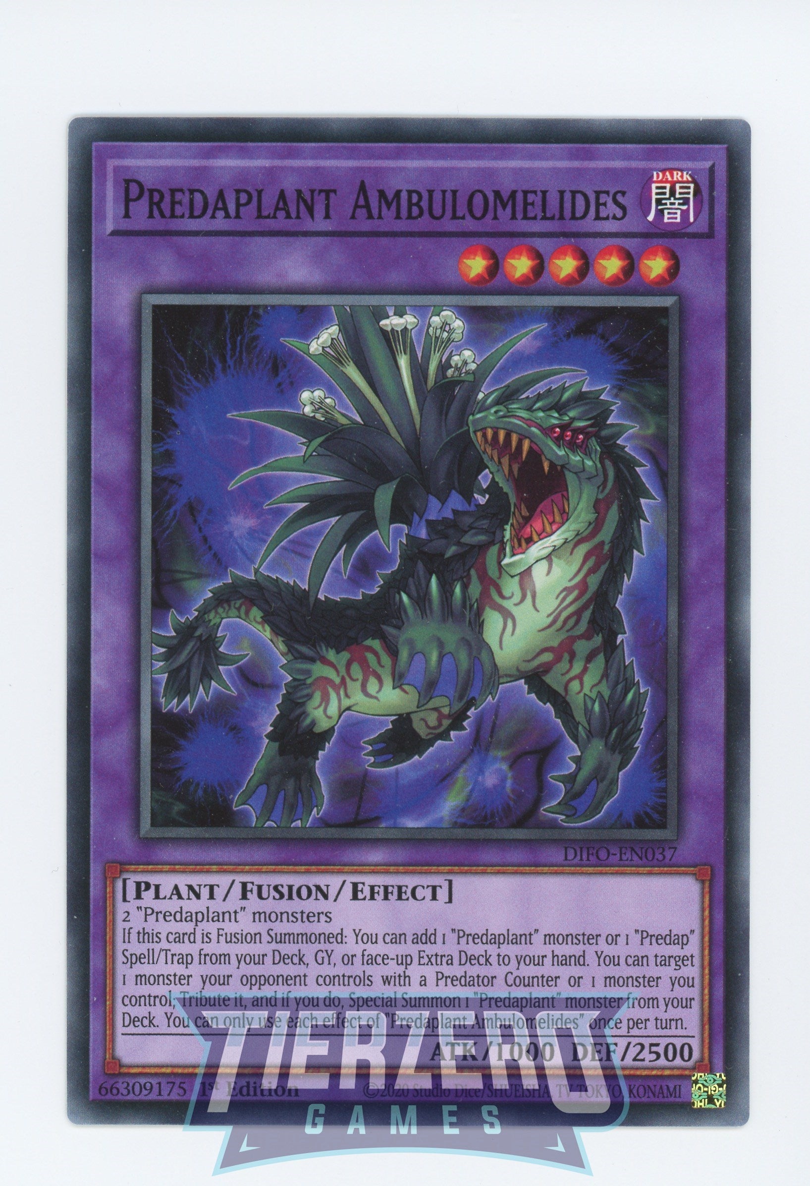 DIFO-EN037 - Predaplant Ambulomelides - Common - Effect Fusion Monster - Dimension Force