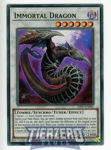DIFO-EN041 - Immortal Dragon - Super Rare - Dimension Force