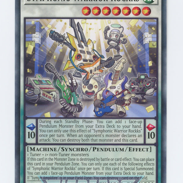 yugioh pendulum synchro deck DIFO-EN042 - Symphonic Warrior Rockks - Common