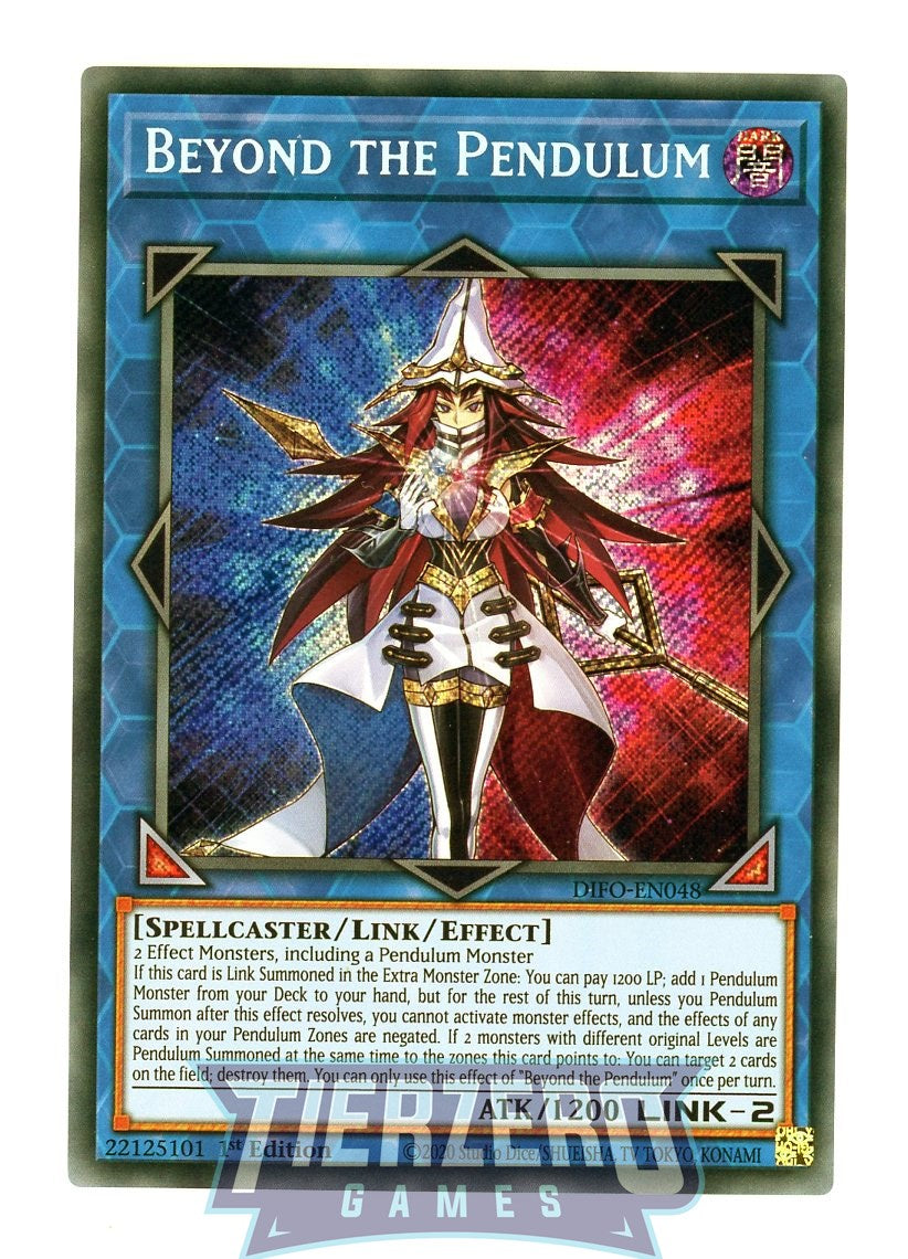 DIFO-EN048 - Beyond the Pendulum - Secret Rare - Effect Link Monster - Dimension Force