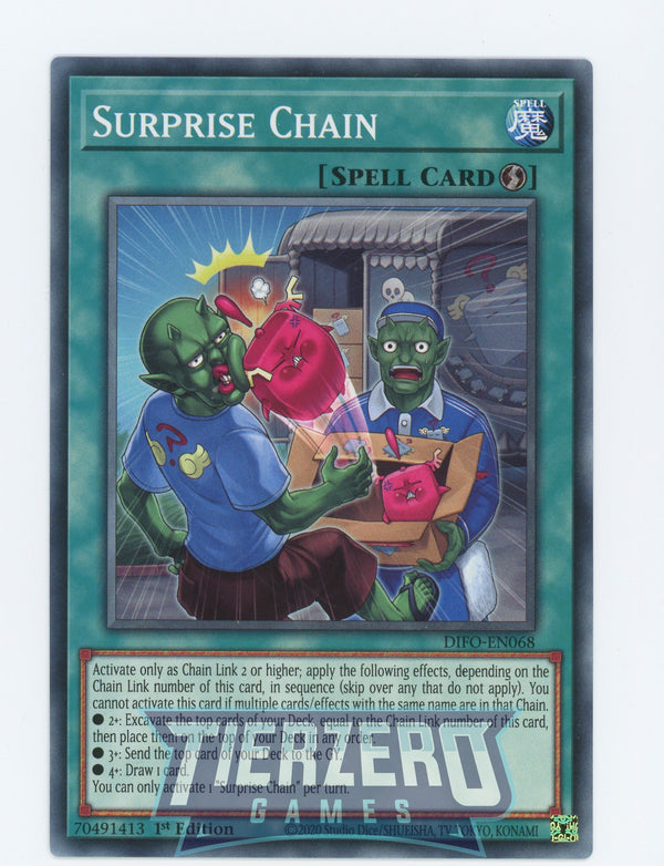 DIFO-EN068 - Surprise Chain - Common - Quick-Play Spell - Dimension Force