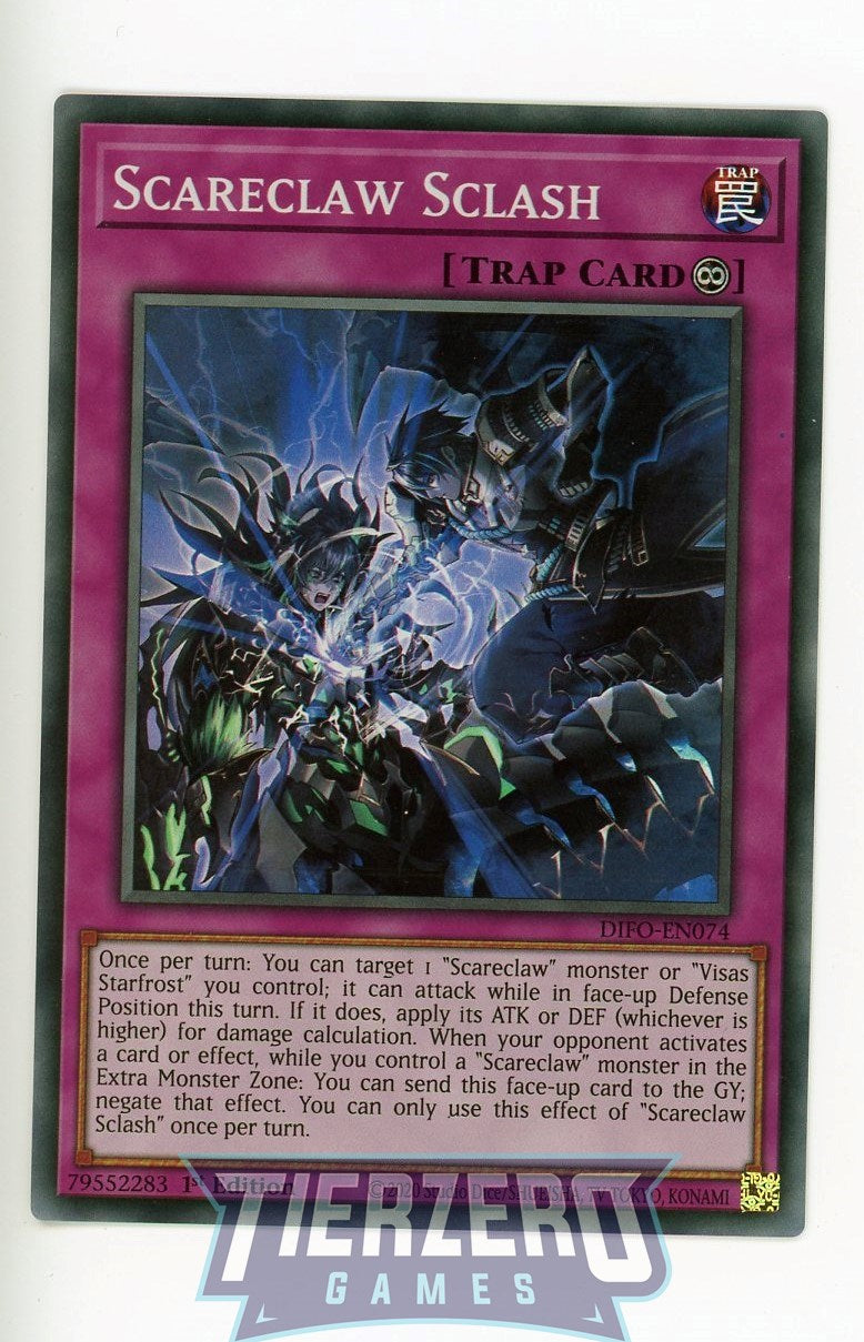 DIFO-EN074 - Scareclaw Sclash - Super Rare - Continuous Trap - Dimension Force