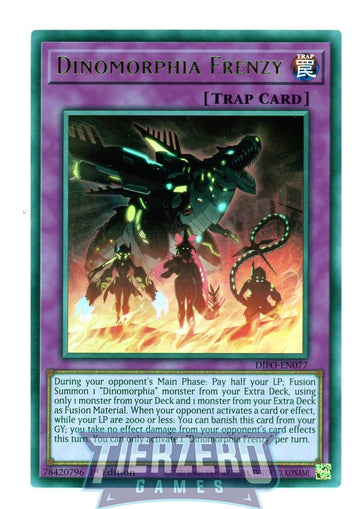 DIFO-EN077 - Dinomorphia Frenzy - Ultra Rare - Dimension Force