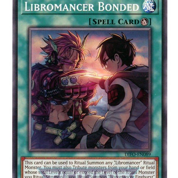 yugioh libromancer cards DIFO-EN089 - Libromancer Bonded - Super Rare - Ritual Spell