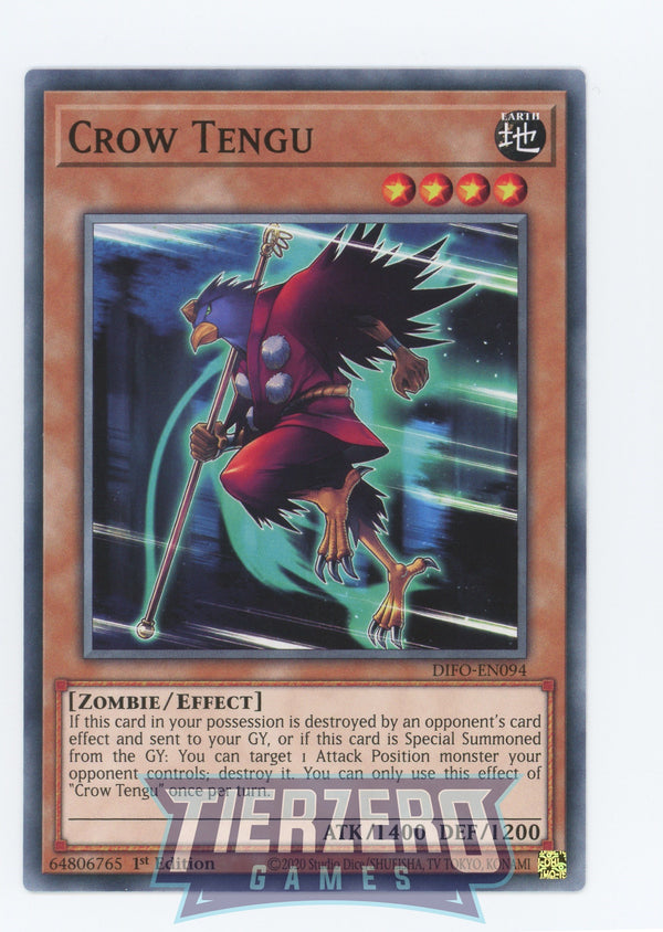 DIFO-EN094 - Crow Tengu - Common - Effect Monster - Dimension Force
