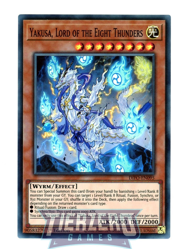 DIFO-EN095 - Yakusa, Lord of the Eight Thunders - Super Rare - Effect Monster - Dimension Force
