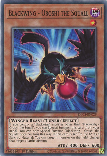 DLCS-EN029 - Blackwing - Oroshi the Squall - Common - Dragons of Legend: The Complete Series