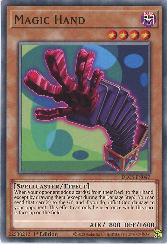 DLCS-EN047 - Magic Hand - Common - Effect Monster - Dragons of Legend The Complete Series