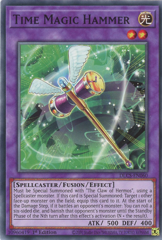 DLCS-EN060 - Time Magic Hammer - Common - Effect Fusion Monster - Dragons of Legend The Complete Series