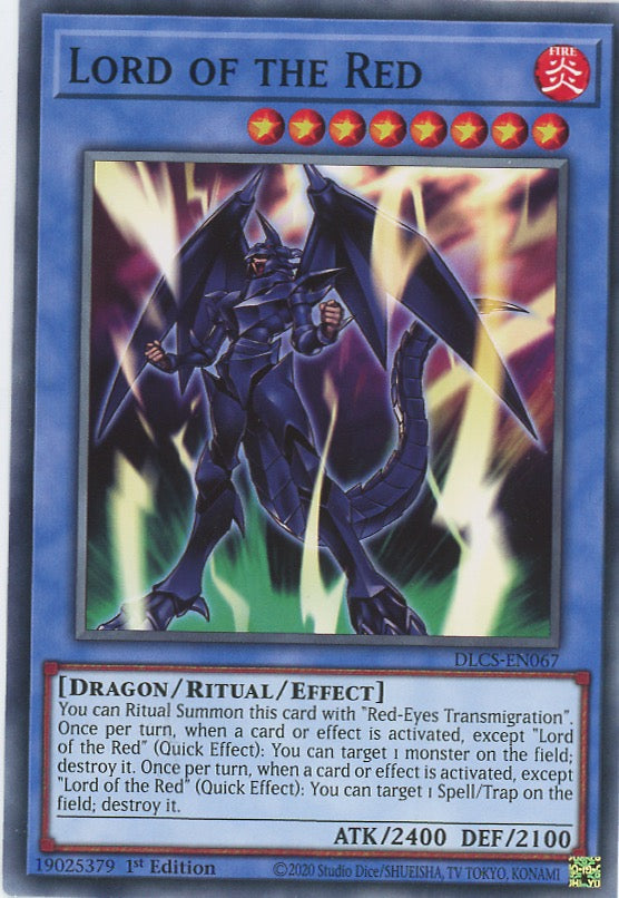 DLCS-EN067 - Lord of the Red - Common - Effect Ritual Monster - Dragons of Legend The Complete Series