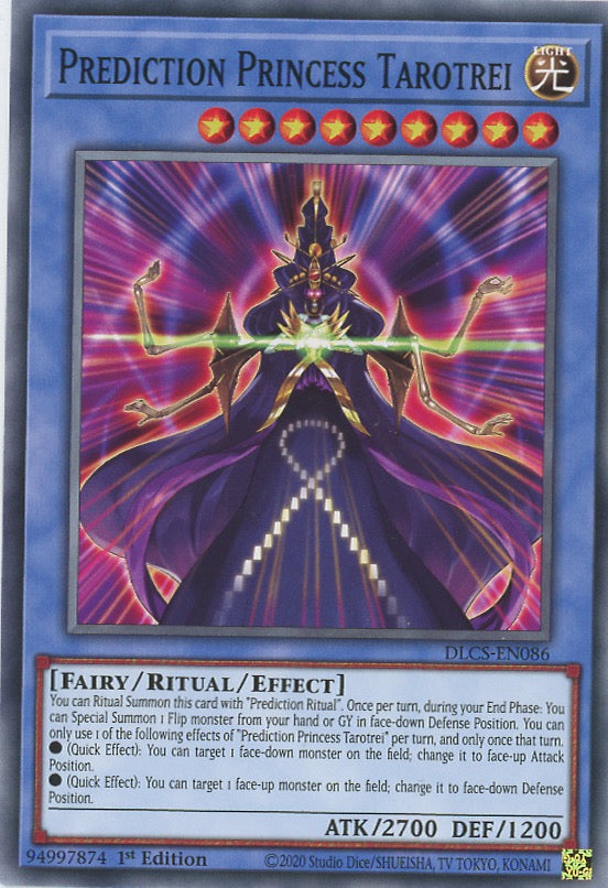 DLCS-EN086 - Prediction Princess Tarotrei - Common - Effect Ritual Monster - Dragons of Legend The Complete Series