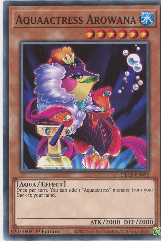 DLCS-EN092 - Aquaactress Arowana - Common - Effect Monster - Dragons of Legend The Complete Series