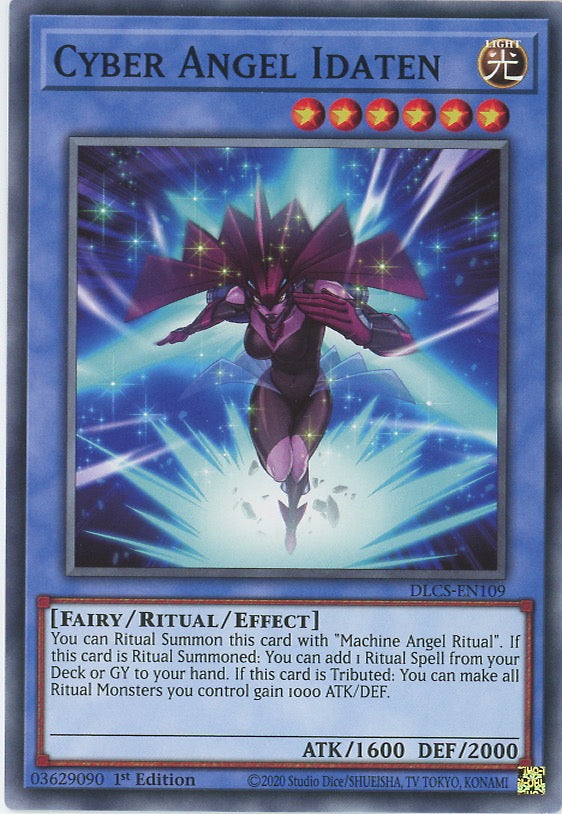 DLCS-EN109 - Cyber Angel Idaten - Common - Effect Ritual Monster - Dragons of Legend The Complete Series