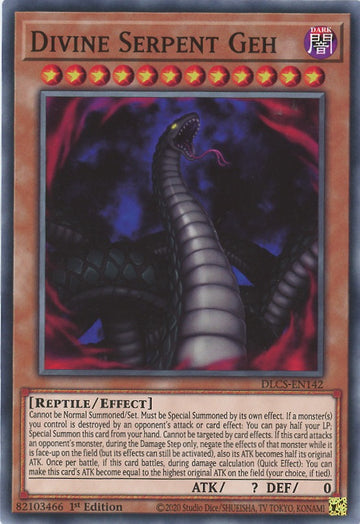 DLCS-EN142 - Divine Serpent Geh - Common - Dragons of Legend: The Complete Series