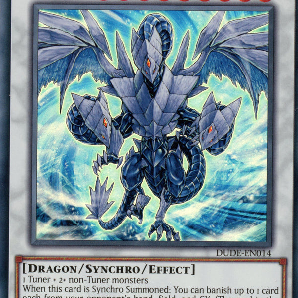 DUDE-EN014 - Trishula, Dragon of the Ice Barrier - Ultra Rare - Effect DUDE-EN014 - Trishula, Dragon of the Ice Barrier - Ultra Rare - Effect