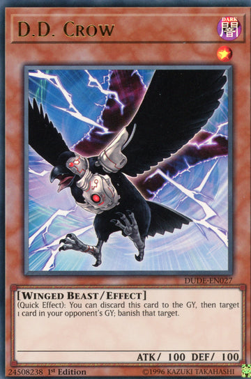 DUDE-EN027 - D.D. Crow - Ultra Rare - Duel Devastator - 1st Edition