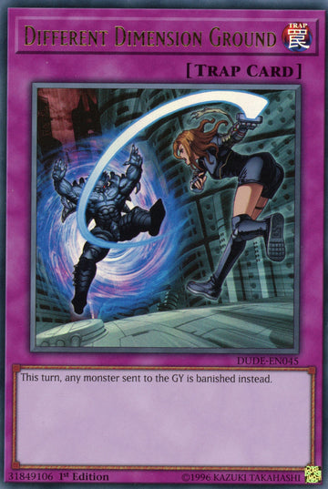 DUDE-EN045 - Different Dimension Ground - Ultra Rare - Duel Devastator - 1st Edition