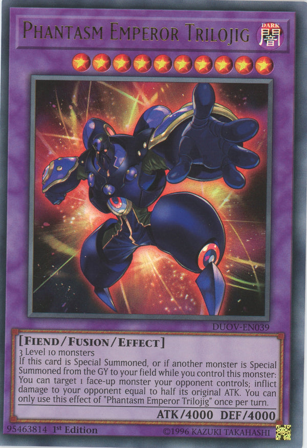 DUOV-EN039 - Phantasm Emperor Trilojig - Ultra Rare - Effect Fusion Monster - Duel Overload