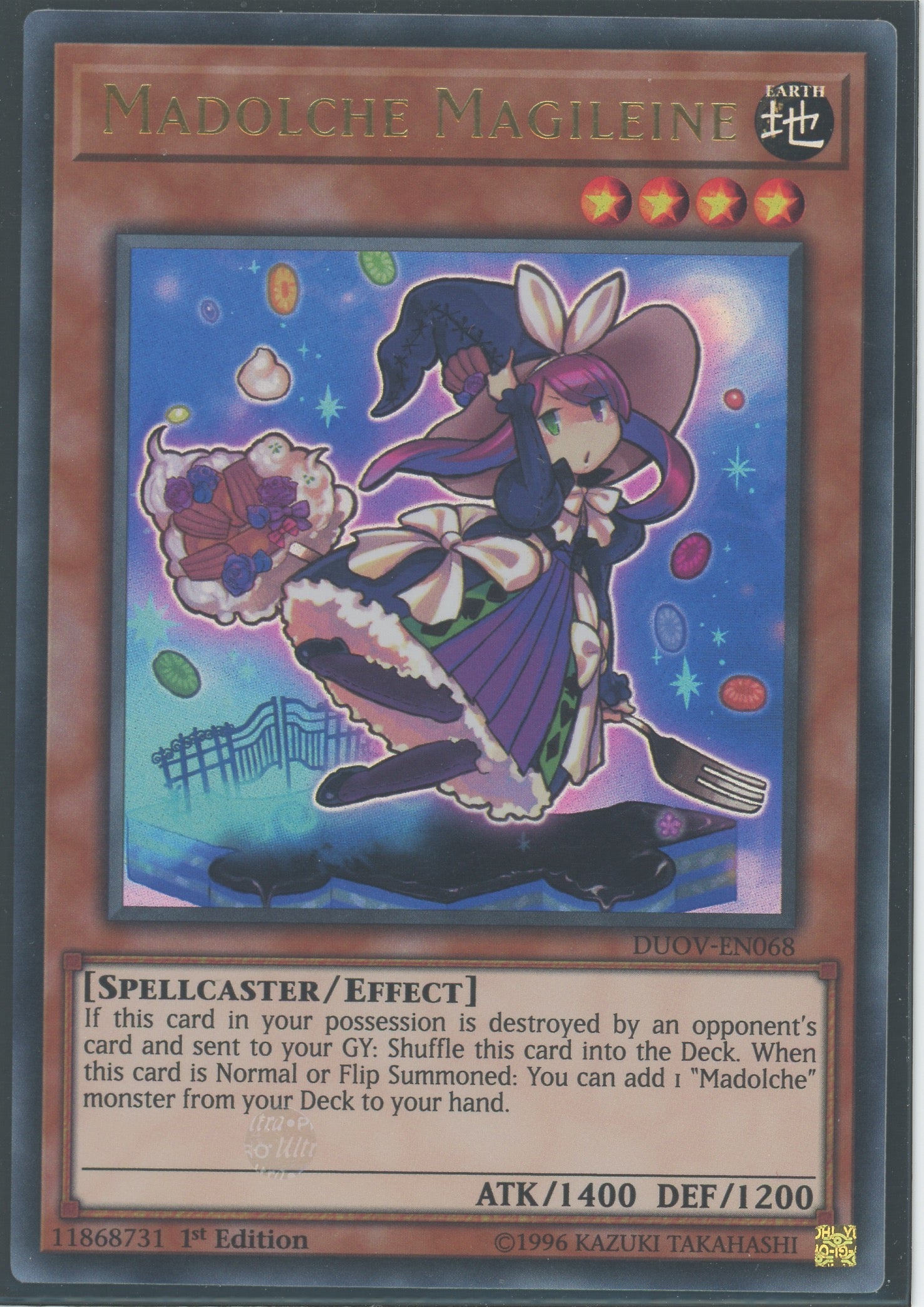 DUOV-EN068 - Madolche Magileine - Ultra Rare - Effect Monster - Duel Overload