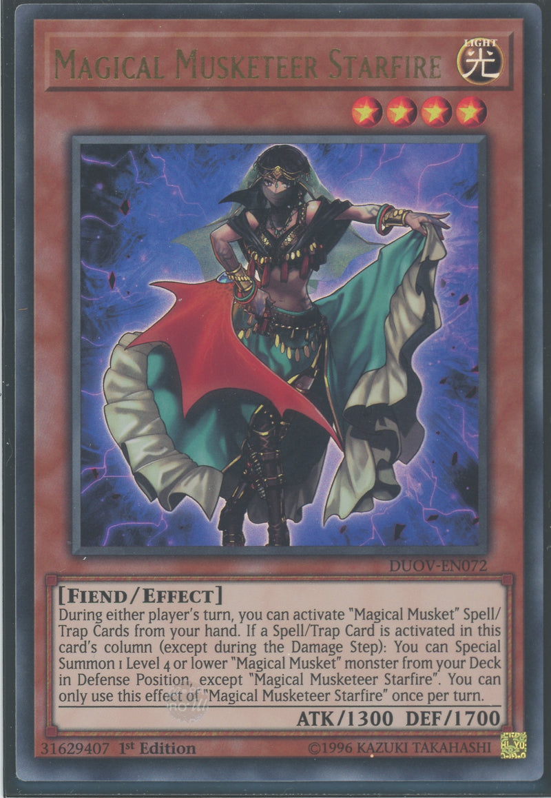 DUOV-EN072 - Magical Musketeer Starfire - Ultra Rare - Effect Monster - Duel Overload