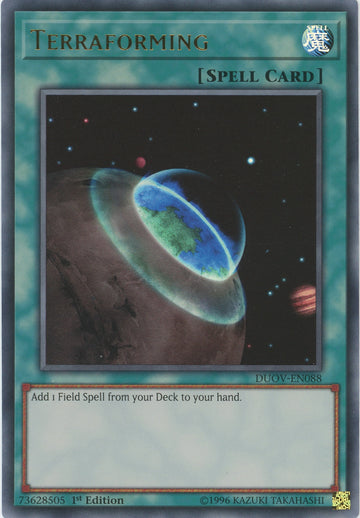 DUOV-EN088 - Terraforming - Ultra Rare - Duel Overload