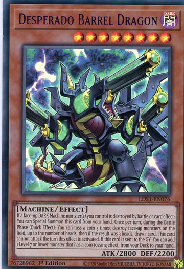 LDS1-EN076 - Desperado Barrel Dragon (Purple) - Ultra Rare - Legendary Duelists: Season 1