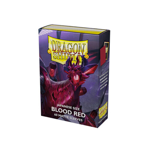 Dragon Shield 60 Blood Red Matte Small Sleeves