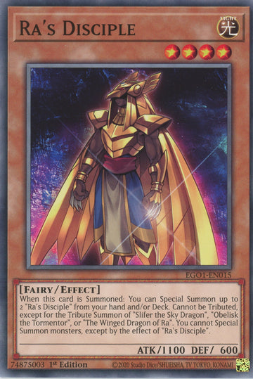 EGO1-EN015 - Ra's Disciple - Common - Egyptian God Deck: Obelisk the Tormentor