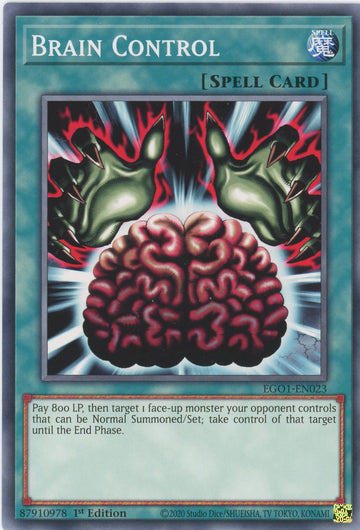 EGO1-EN023 - Brain Control - Common - Egyptian God Deck: Obelisk the Tormentor