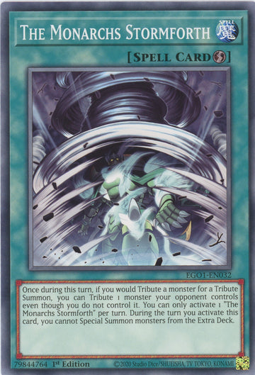 EGO1-EN032 - The Monarchs Stormforth - Common - Egyptian God Deck: Obelisk the Tormentor
