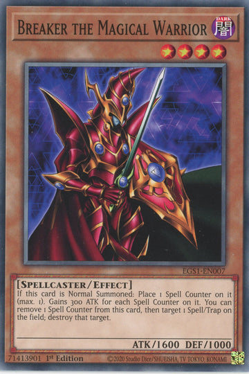EGS1-EN007 - Breaker the Magical Warrior - Common - Egyptian God Deck: Slifer the Sky Dragon