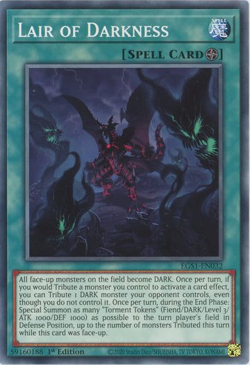 EGS1-EN032 - Lair of Darkness - Common - Egyptian God Deck: Slifer the Sky Dragon
