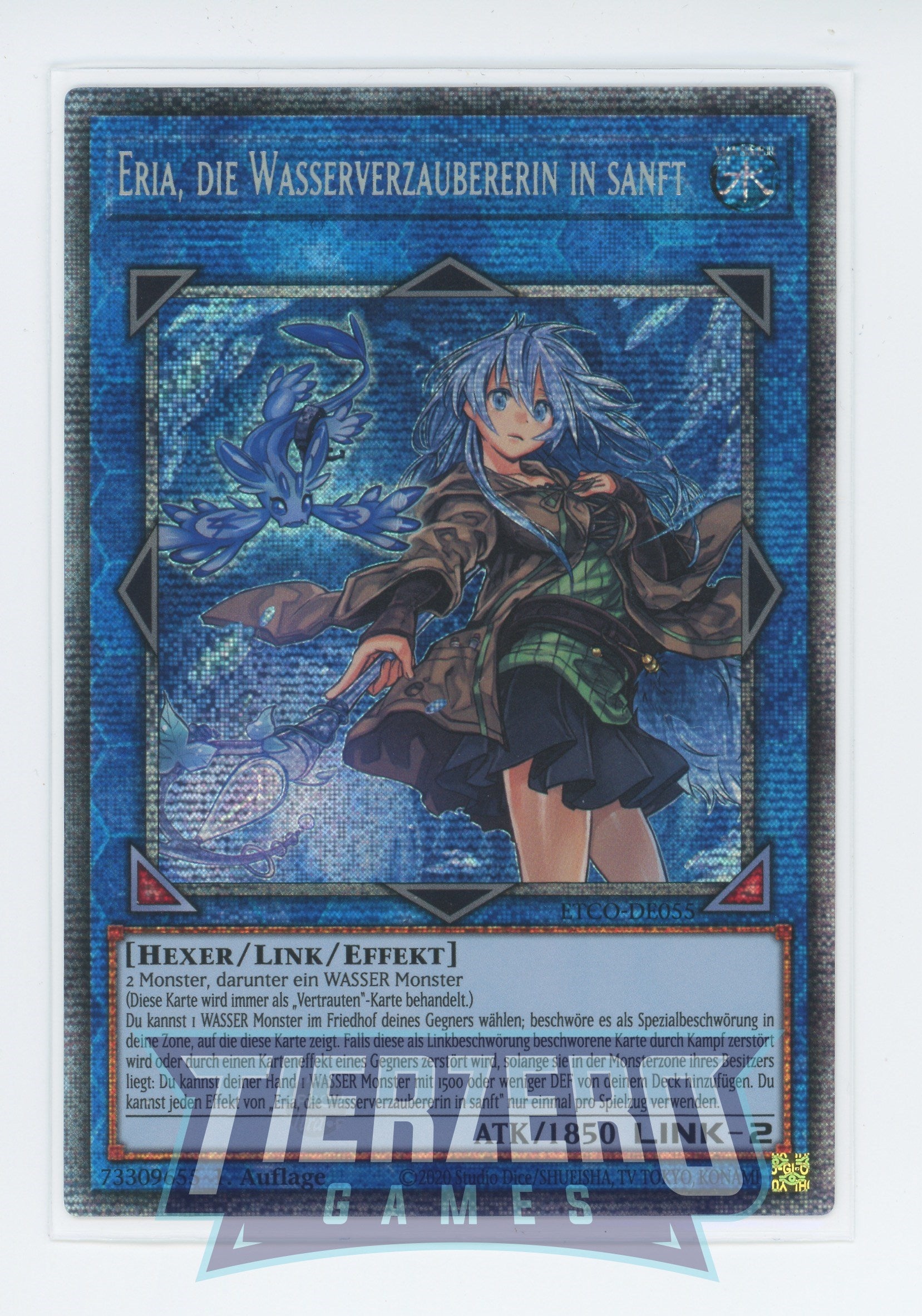 ETCO-DE055 - Eria the Water Charmer, Gentle - Starlight Rare - Effect Link Monster - Eternity Code - German