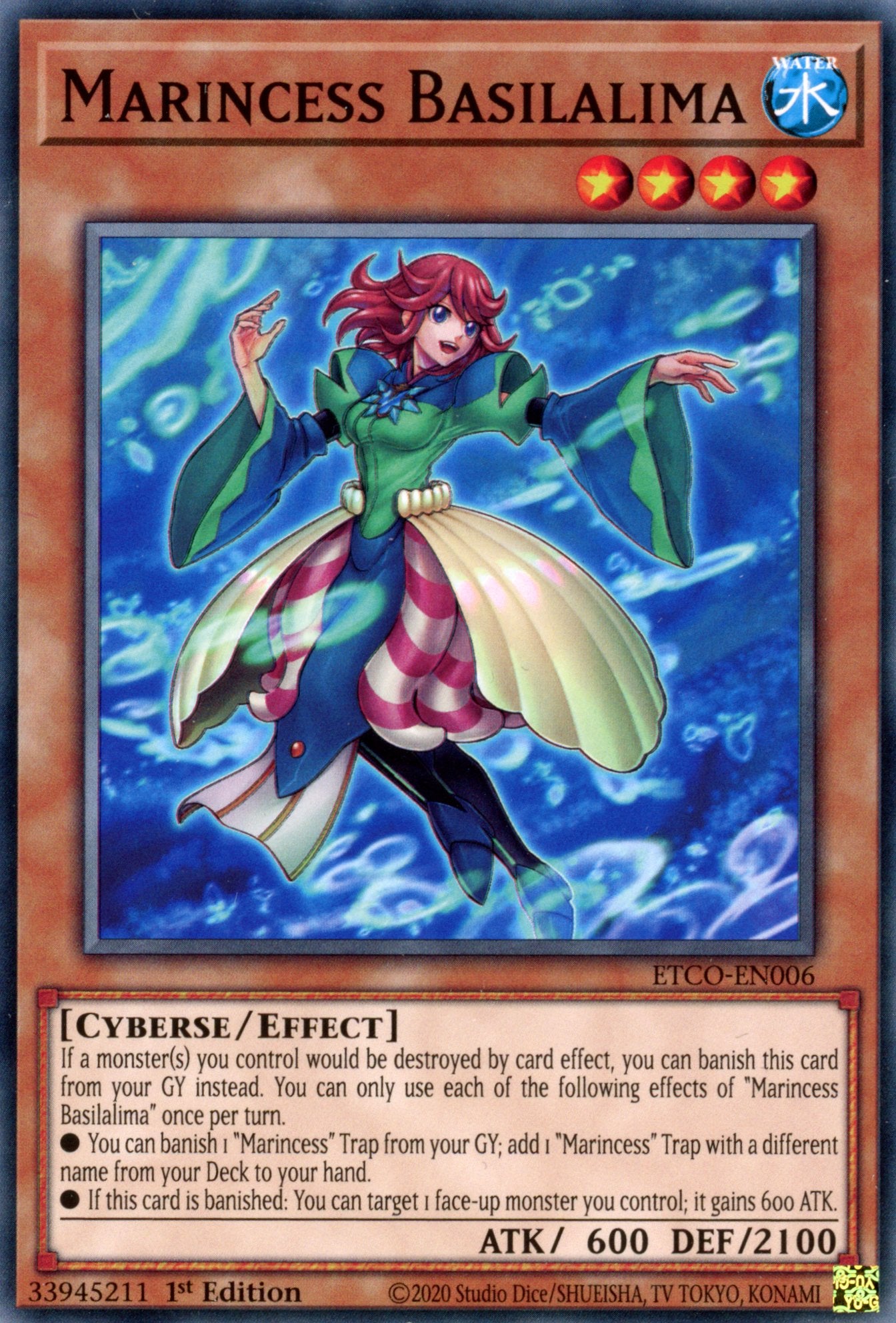 ETCO-EN006 - Marincess Basilalima - Common - Effect Monster - Eternity Code