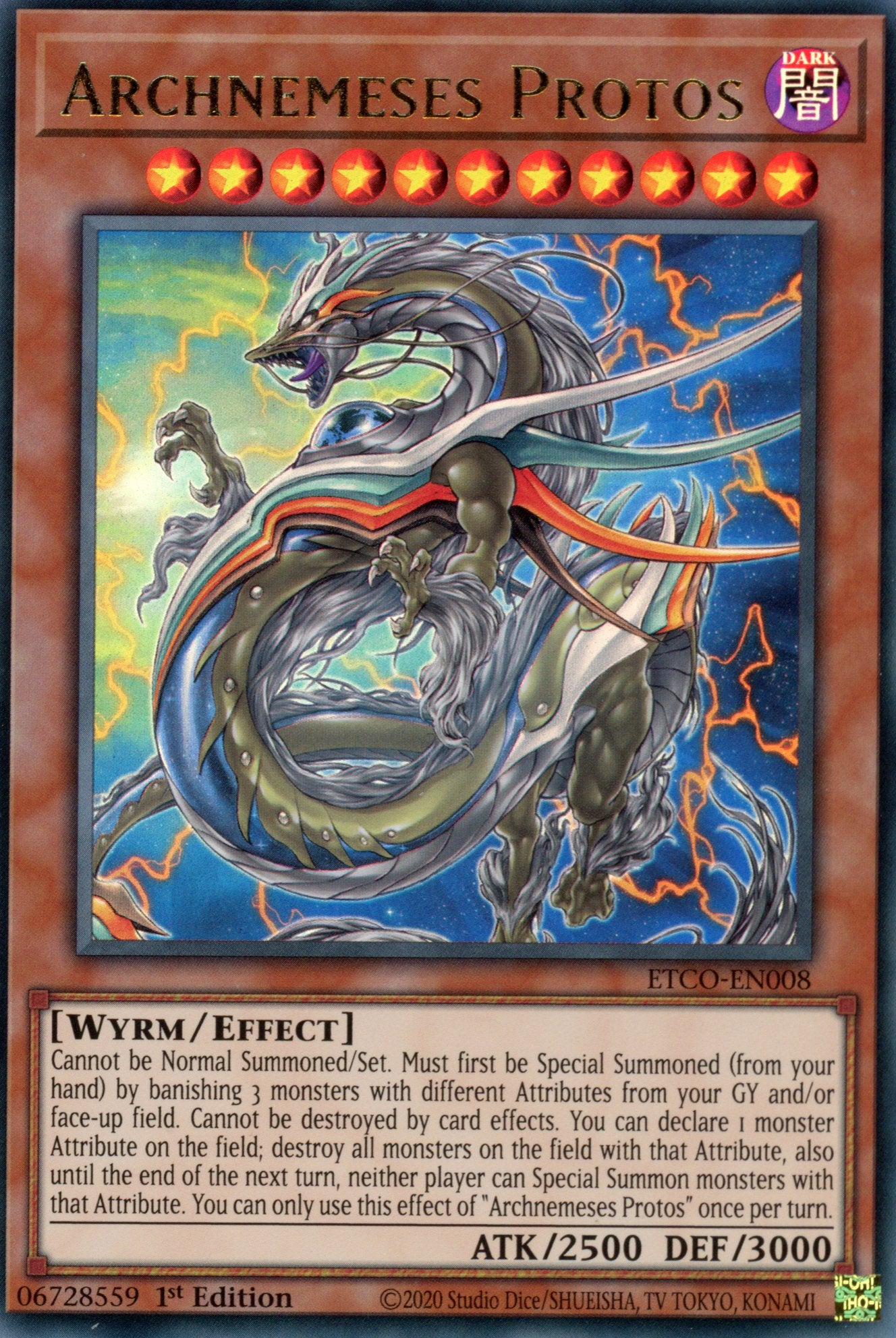 ETCO-EN008 - Archnemeses Protos - Ultra Rare - Effect Monster - Eternity Code