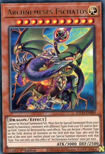 ETCO-EN009 - Archnemeses Eschatos - Ultra Rare - Eternity Code