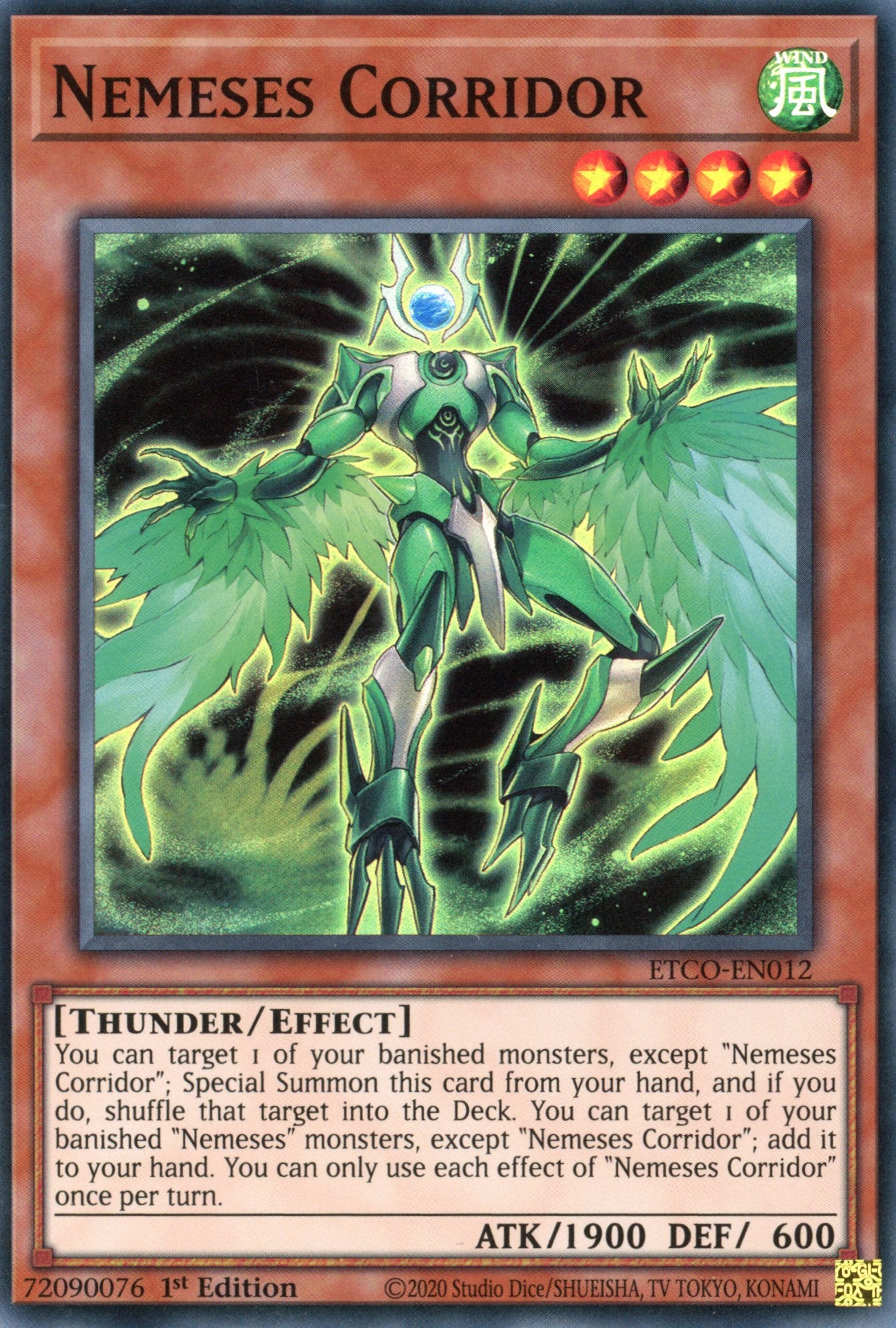 ETCO-EN012 - Nemeses Corridor - Super Rare - Effect Monster - Eternity Code