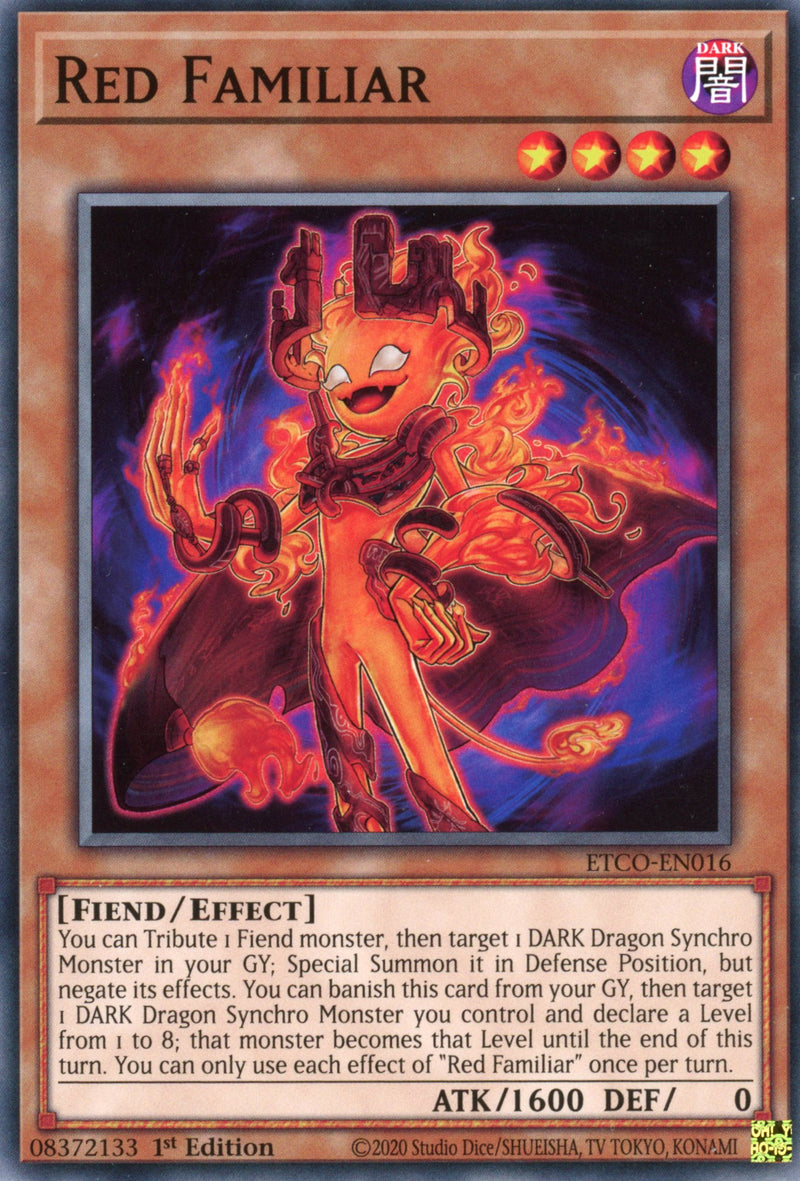 ETCO-EN016 - Red Familiar - Common - Effect Monster - Eternity Code