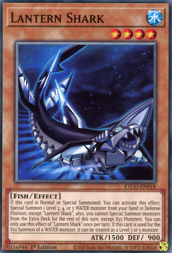 ETCO-EN018 - Lantern Shark - Common - Effect Monster - Eternity Code