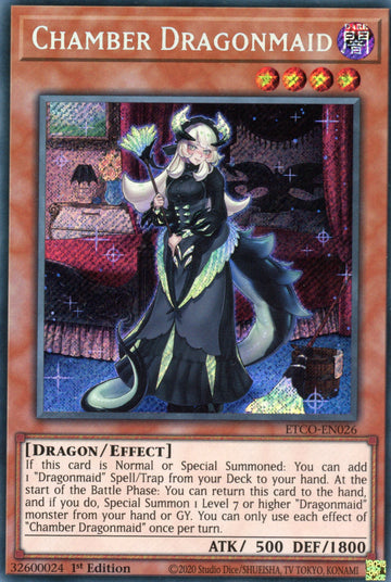 ETCO-EN026 - Chamber Dragonmaid - Secret Rare - Eternity Code