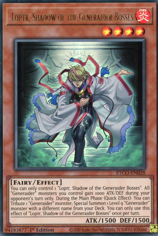 ETCO-EN028 - Loptr, Shadow of the Generaider Bosses - Ultra Rare - Effect Monster - Eternity Code