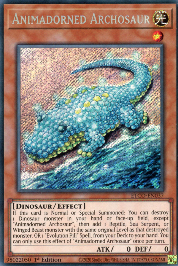 ETCO-EN037 - Animadorned Archosaur - Secret Rare - Effect Monster - Eternity Code