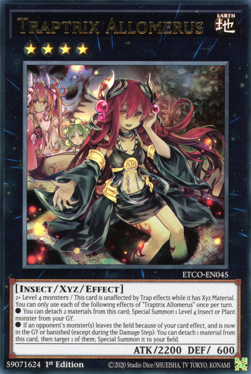 ETCO-EN045 - Traptrix Allomerus - Ultra Rare - Effect Xyz Monster - Eternity Code