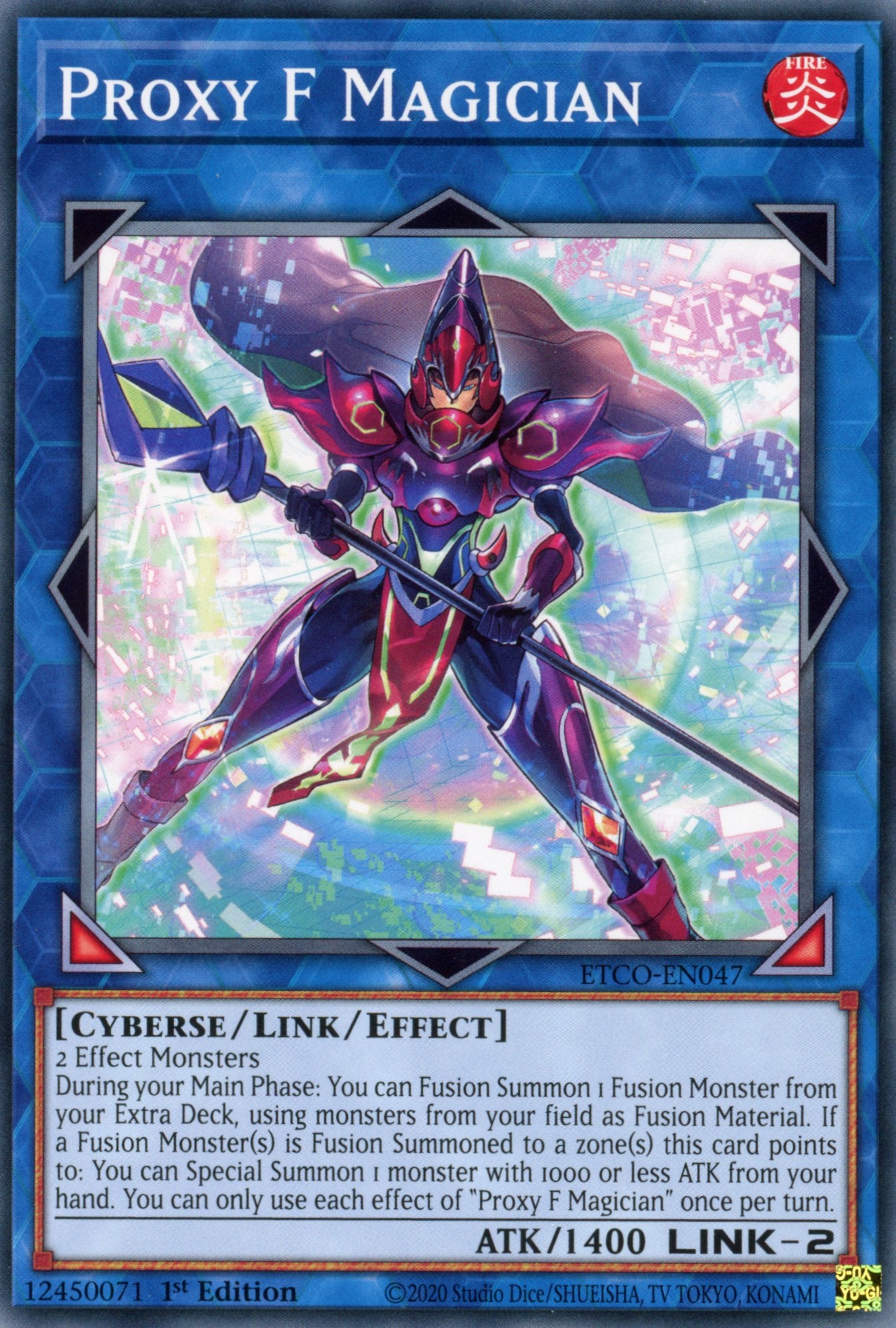 ETCO-EN047 - Proxy F Magician - Common - Effect Link Monster - Eternity Code