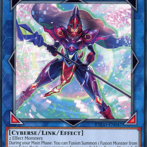 cyberse fusion monsters ETCO-EN049 - Linkross - Ultra Rare - Effect Link Monster - 1st Edition