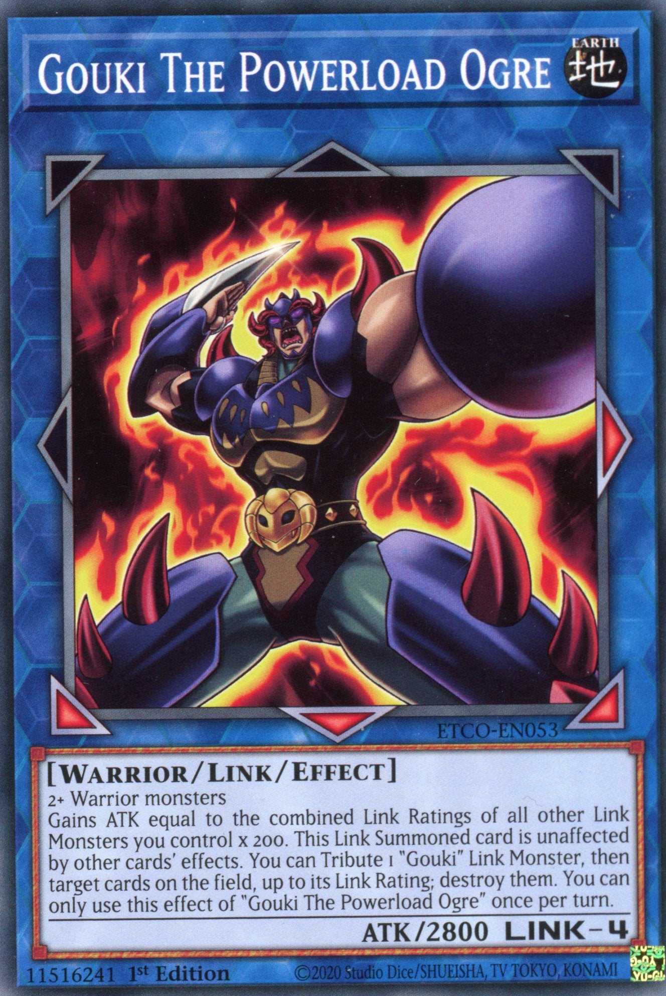 ETCO-EN053 - Gouki The Powerload Ogre - Common - Effect Link Monster - Eternity Code