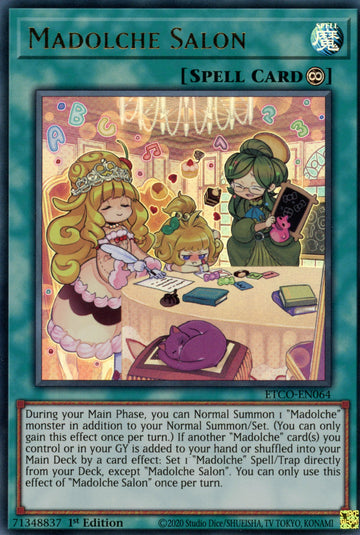 ETCO-EN064 - Madolche Salon - Ultra Rare - Eternity Code