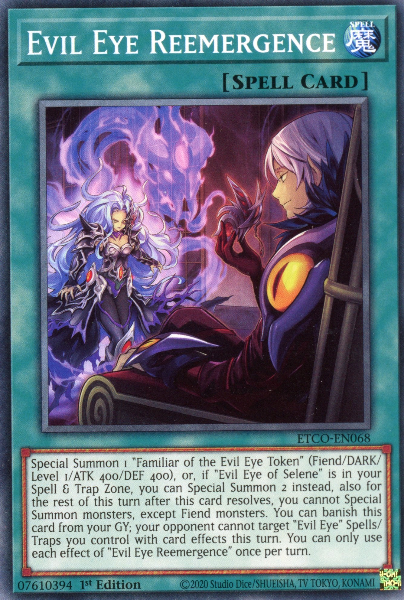 ETCO-EN068 - Evil Eye Reemergence - Common - Normal Spell - Eternity Code