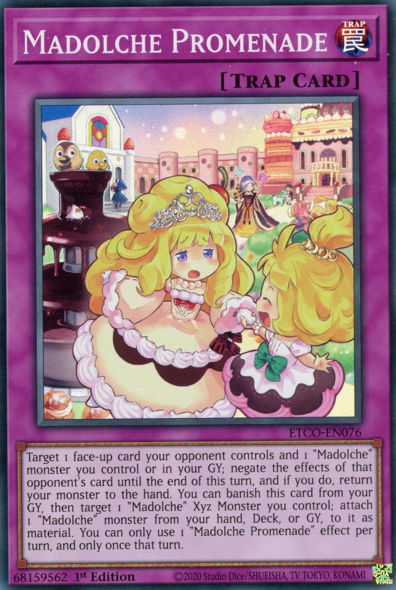 ETCO-EN076 - Madolche Promenade - Super Rare - Normal Trap - Eternity Code