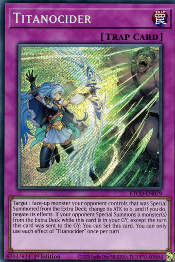 ETCO-EN079 - Titanocider - Secret Rare - Eternity Code